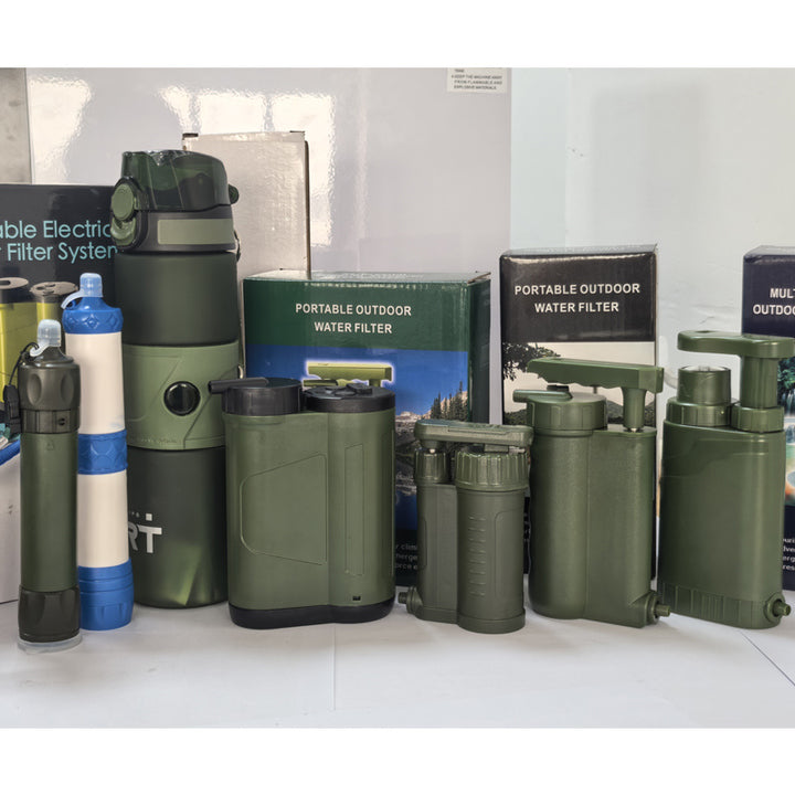 OEM Survival Water Filter Bottles Action Outdoor Water Filter Bottle Emergency Survival Water Filter Bottle - ZEYTONCART