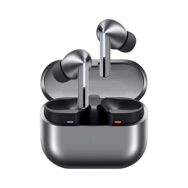 For Samsung for Galaxy Buds 3 Pro AI Wireless Earbuds Noise Cancelling Sound Optimization Comfort Fit Silver LED Redesigned