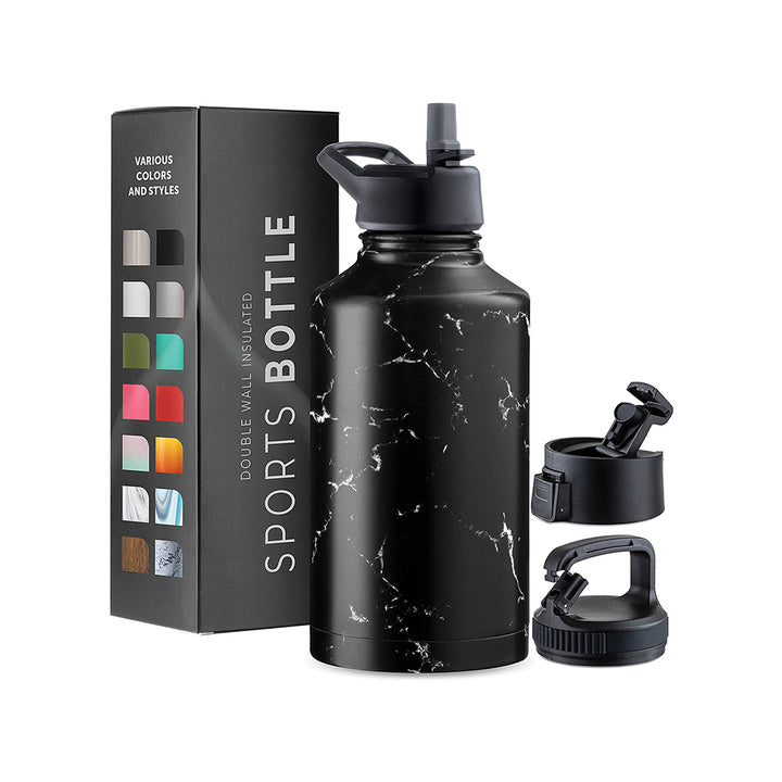 High Quality Sports Travel Coffee Water Bottle Double Wall Stainless Steel Vacuum Insulated Water Bottle Custom Printing - ZEYTONCART