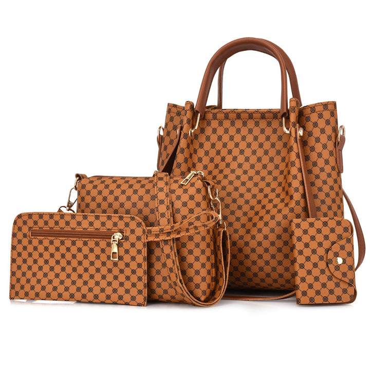 Women's Bag Handbag Fashion Fashion Mother And Child Bag Four-piece Set - ZEYTONCART