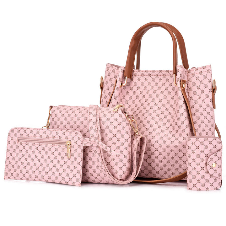 Women's Bag Handbag Fashion Fashion Mother And Child Bag Four-piece Set - ZEYTONCART