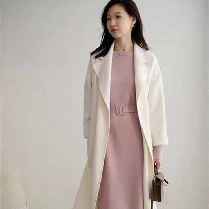 Autumn And Winter Mid-length Sweater Skirt Match With Coat Inner Leisure Loose Dress - ZEYTONCART