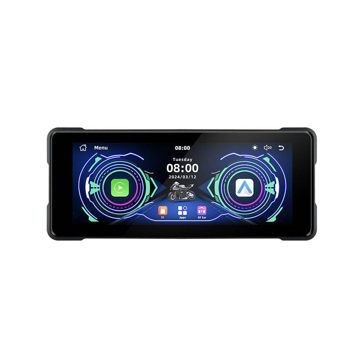 Motorcycle Wireless Carplay Navigation Android Anto Front And Rear Dual Bluetooth Camera Record - ZEYTONCART