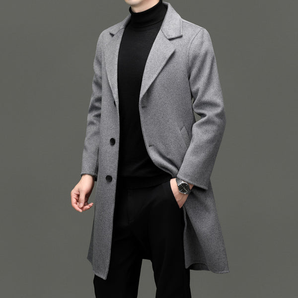 Autumn And Winter Woolen Coat Casual Long - ZEYTONCART