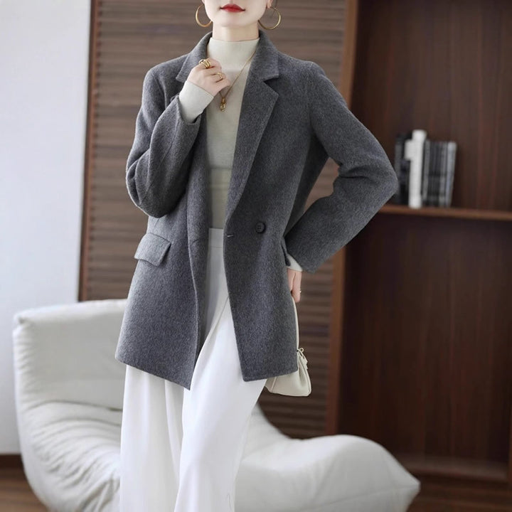 Autumn And Winter Double-sided Woolen Coat Women - ZEYTONCART