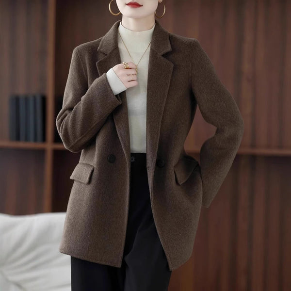 Autumn And Winter Double-sided Woolen Coat Women - ZEYTONCART