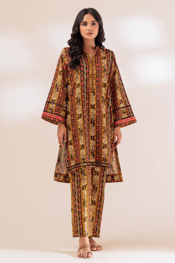 Stitched 2-Piece Lawn Suit – Printed Shirt & Straight Trouser (PWS2232P10) - ZEYTONCART