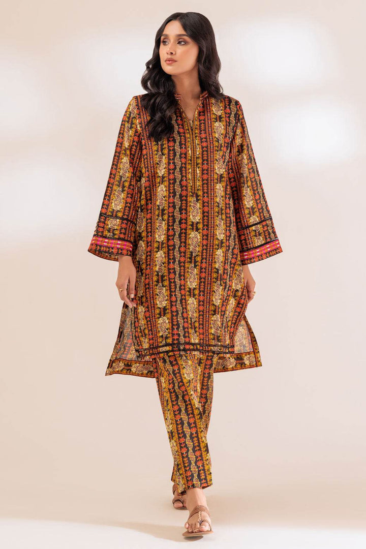 Stitched 2-Piece Lawn Suit – Printed Shirt & Straight Trouser (PWS2232P10) - ZEYTONCART