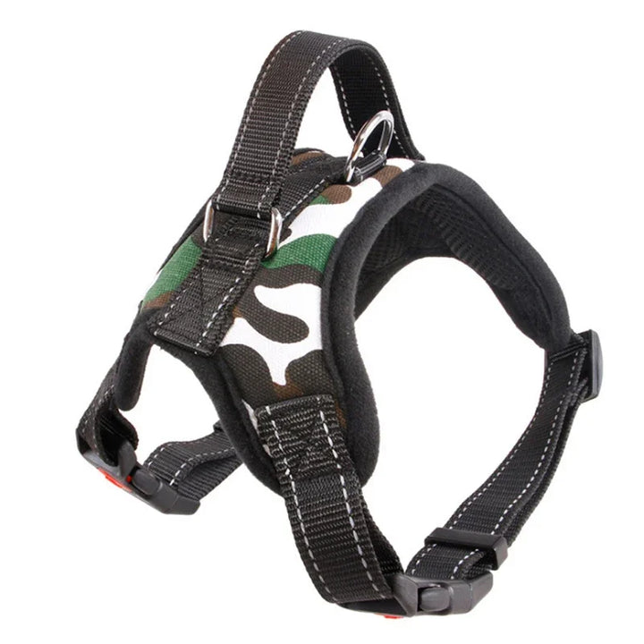 Pet Dogs Adjustable Harness Small and Large Dog Harness Vest,150cm Strong Dog Leash Pet Leashes Reflective Leash Drag Pull Tow - ZEYTONCART