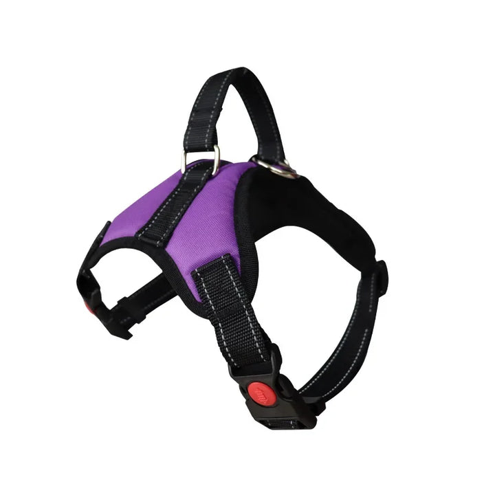 Pet Dogs Adjustable Harness Small and Large Dog Harness Vest,150cm Strong Dog Leash Pet Leashes Reflective Leash Drag Pull Tow - ZEYTONCART