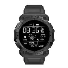 Black Smart Watch Sports Bluetooth Reminder With Color Screen Health Monitoring Fd68s Wearable Fitness Tracker
