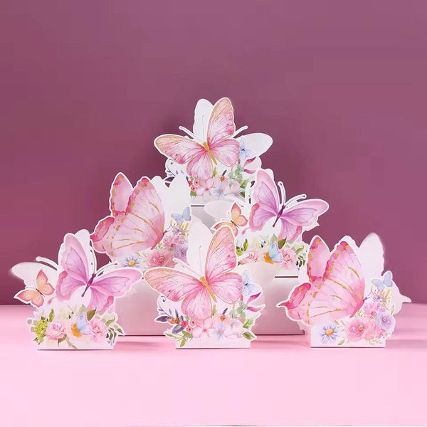 Butterfly Flower Boxes Butterfly Theme Birthday Party Decoration Adults Gift Boxes Wedding Birthday Baby Shower Party Supplies - ZEYTONCART
