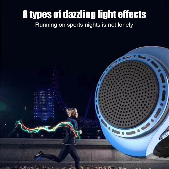 New U6 Wrist Watch Bluetooth Speaker With FM Radio Portable Outdoor Sports Running Wearable Mini Speaker Wireless Subwoofer - ZEYTONCART