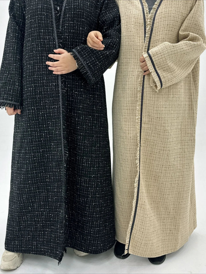 Winter Thicken Abaya for Women Outwear Muslim Eid Long Robe Ramadan Morocco Dubai Abayas Kaftan Islam Jalabiya Dresses 2025 - ZEYTONCART