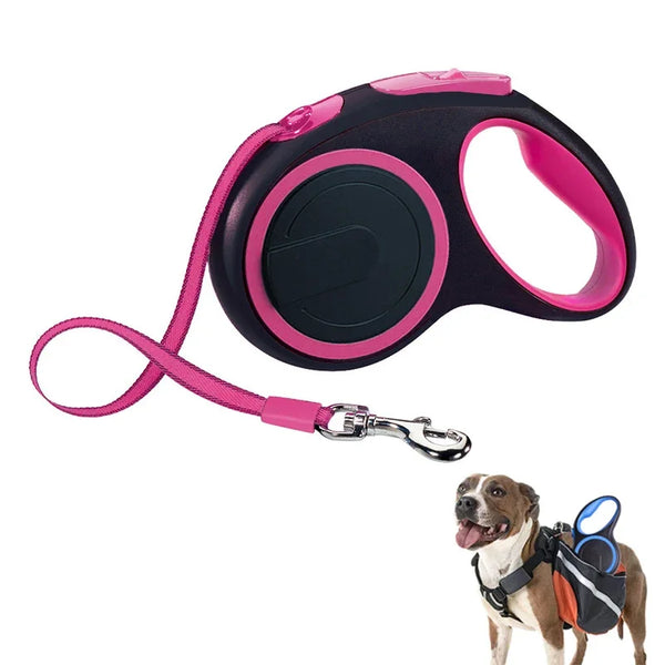 3/5/8M Durable Nylon Retractable Dog Leash Leads Automatic Extending Leash For Small Medium Large Dogs Puppy Walking Leash Rope - ZEYTONCART