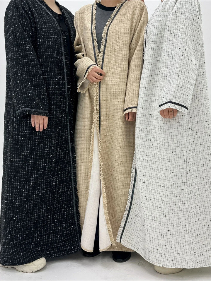 Winter Thicken Abaya for Women Outwear Muslim Eid Long Robe Ramadan Morocco Dubai Abayas Kaftan Islam Jalabiya Dresses 2025 - ZEYTONCART