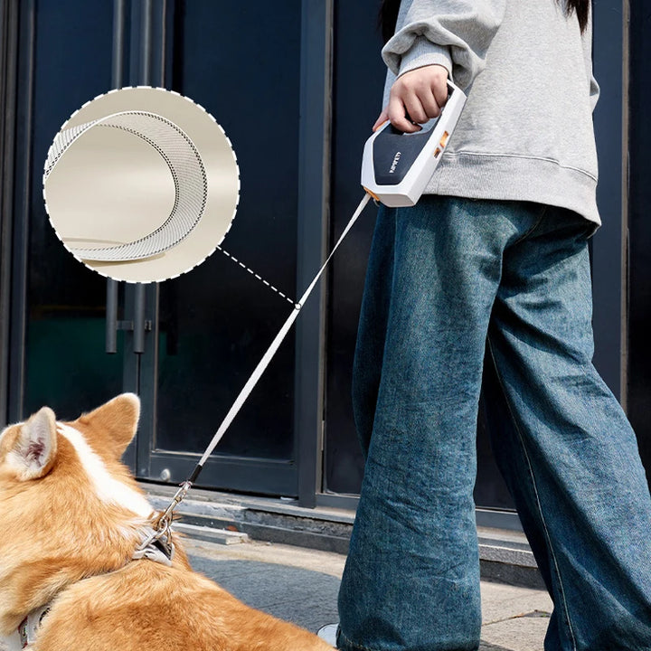 5m dog chain traction retractable rope automatic flexible dog chain small dog medium dog large dog dog walking pet supplies cat - ZEYTONCART