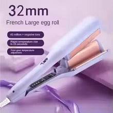 32mm Electric Curler Professional Egg Roll Curling Iron Ripple Lasting Shaper Quick Heat Deep Wave Creative Hair Styling Tool - ZEYTONCART
