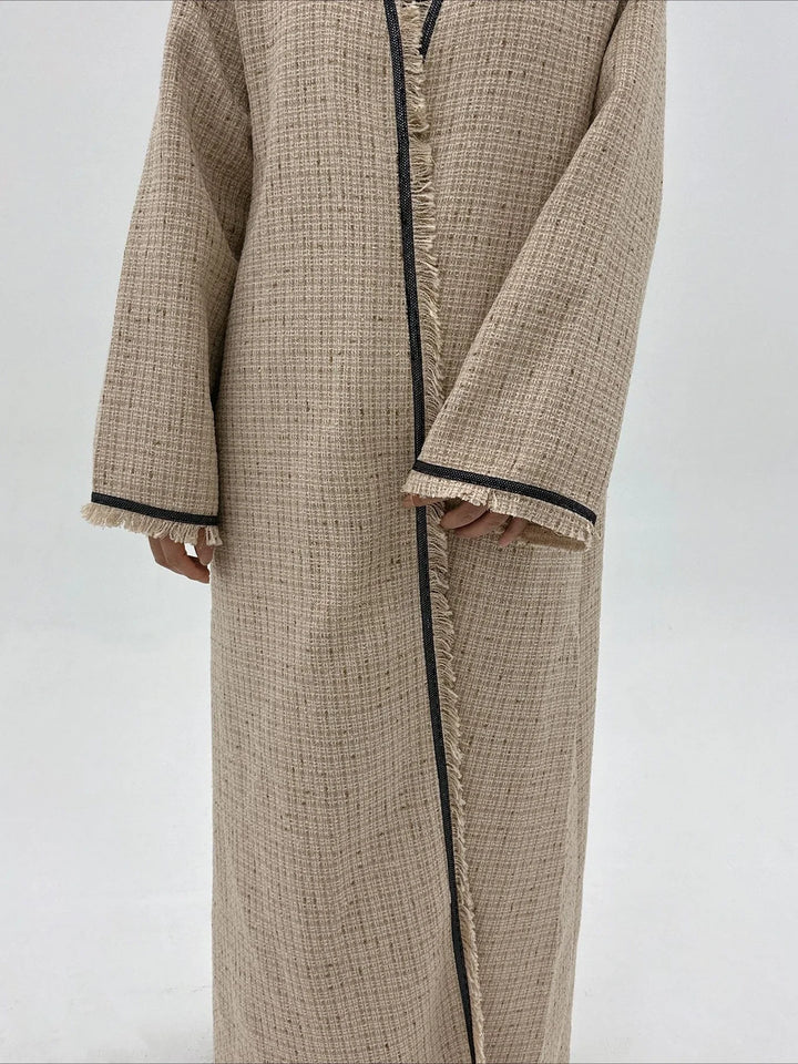 Winter Thicken Abaya for Women Outwear Muslim Eid Long Robe Ramadan Morocco Dubai Abayas Kaftan Islam Jalabiya Dresses 2025 - ZEYTONCART