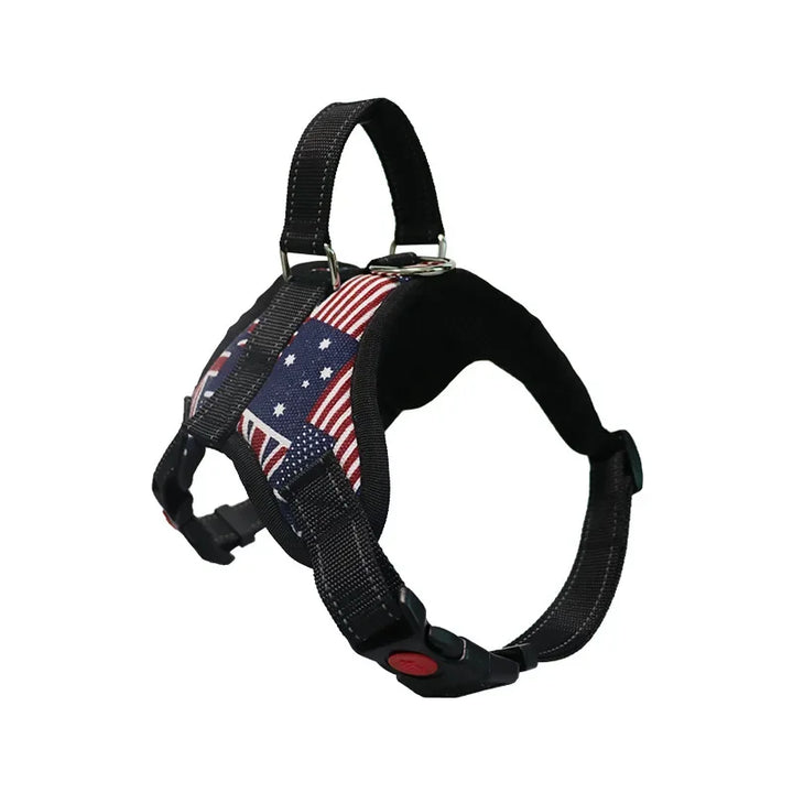 Pet Dogs Adjustable Harness Small and Large Dog Harness Vest,150cm Strong Dog Leash Pet Leashes Reflective Leash Drag Pull Tow - ZEYTONCART