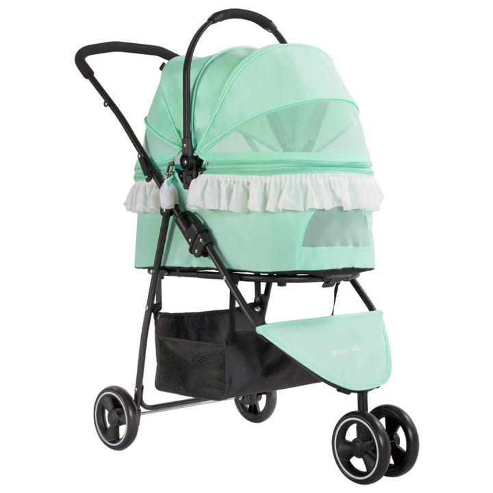 Pet Stroller Detachable Small and Medium-sized Dog Travel Stroller Lightweight and Foldable Portable Pet Stroller Pet Supplies - ZEYTONCART
