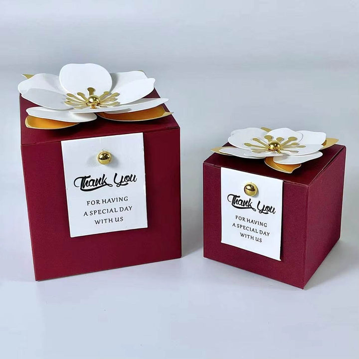 20/50pcs Luxury Sweet Wedding Gift Box Party Supplies Candy Box Anniversary Decorative Gift Box Packing Box Birthday Party Decor - ZEYTONCART