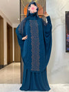 New Dubai Ramadan Muslim Women's Prayer Set Hooded Hijab With the Long Skirt Turkey-African Dubai Islam Lady Cloth Kaftan Abaya - ZEYTONCART