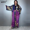 WINYI kimono High-quality Print Dress Beach Wear Boho Cardigan Elegant beach cover ups for women Kaftan abaya dubai luxury - ZEYTONCART