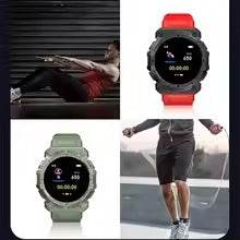 Black Smart Watch Sports Bluetooth Reminder With Color Screen Health Monitoring Fd68s Wearable Fitness Tracker - ZEYTONCART