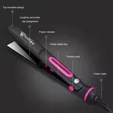 220V Professional Hair Straightener Dual-Use Curling Iron Hair Straightenrer PTC Heating Salon Hair Styling Tools Bangs Splint - ZEYTONCART