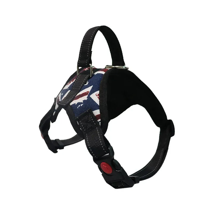 Pet Dogs Adjustable Harness Small and Large Dog Harness Vest,150cm Strong Dog Leash Pet Leashes Reflective Leash Drag Pull Tow - ZEYTONCART