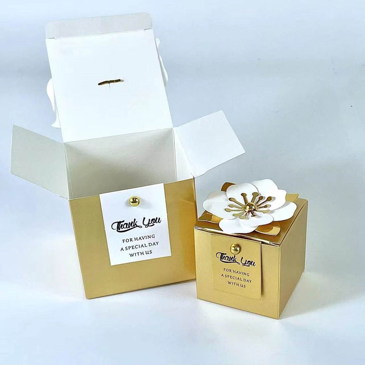 20/50pcs Luxury Sweet Wedding Gift Box Party Supplies Candy Box Anniversary Decorative Gift Box Packing Box Birthday Party Decor - ZEYTONCART