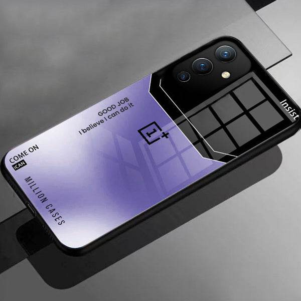 Shiny Glossy Ultra Slim Phone Case – Glass Back + TPU Edges | Wireless Charging Supported- OnePlus - ZEYTONCART