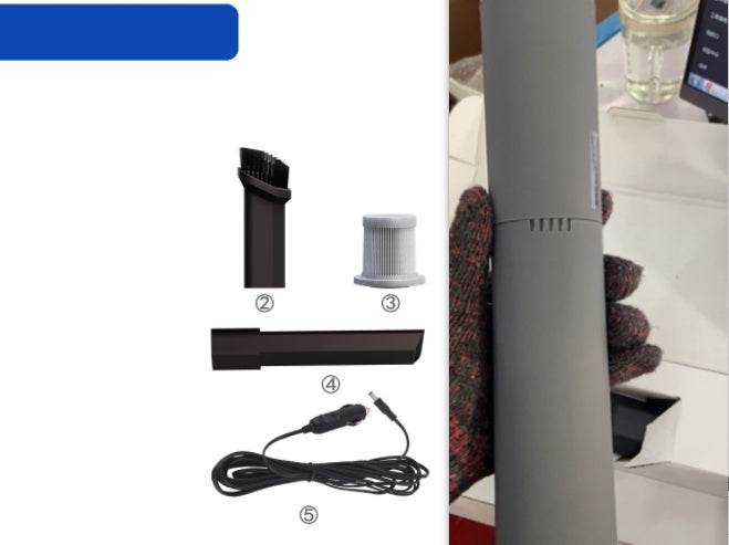 Car Vacuum Cleaner Wireless Charging Portable Mini - ZEYTONCART