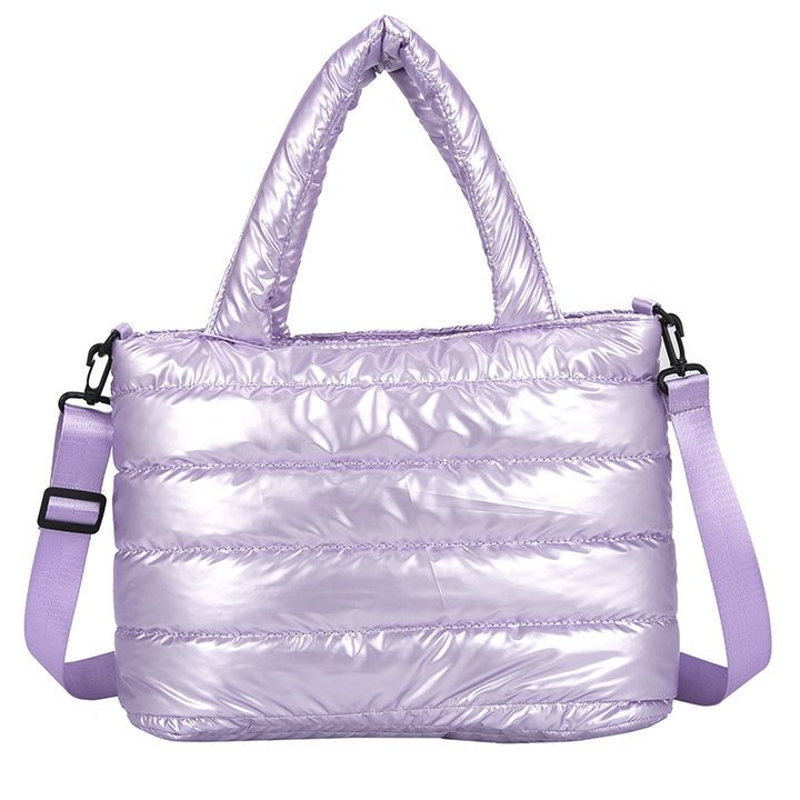 Women's Fashion Casual Shiny Shoulder Handbag - ZEYTONCART