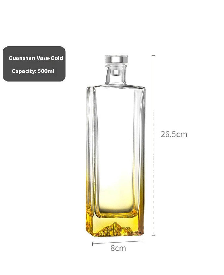 Guanshan Glass Wine Bottle Thick Bottom Fire Extinguisher Bottles - ZEYTONCART