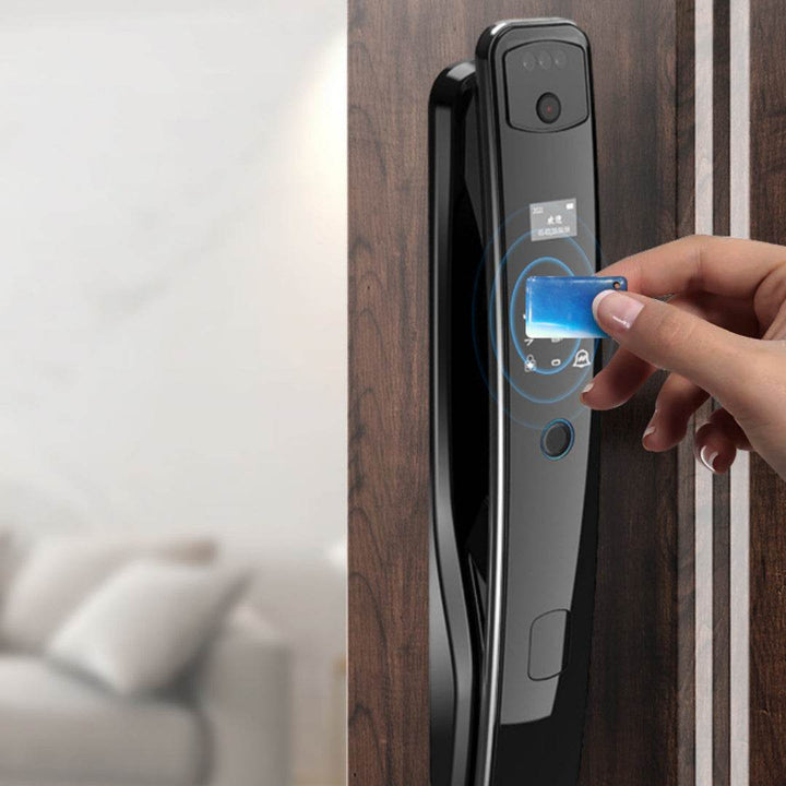 Home Fully Automatic Fingerprint 3D Facial Recognition Smart Lock - ZEYTONCART