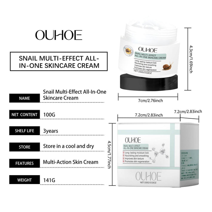 Snail Multi Effect Skincare Cream - ZEYTONCART