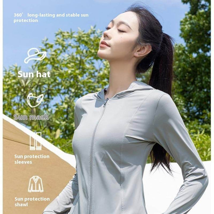 Sun Protection Clothing For Women Ice Silk Thin - ZEYTONCART