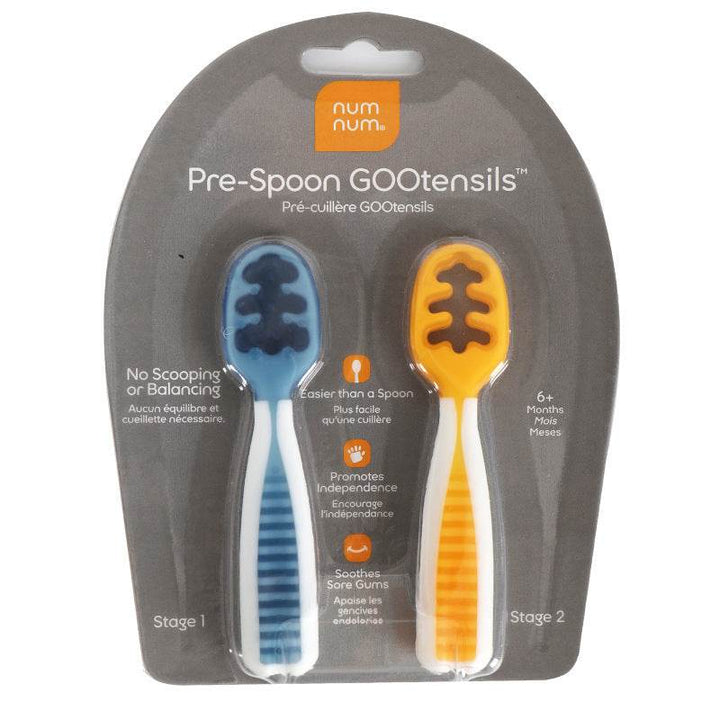 Complementary Food Training Feeding Spoon Flat Head Sticky Silicone - ZEYTONCART