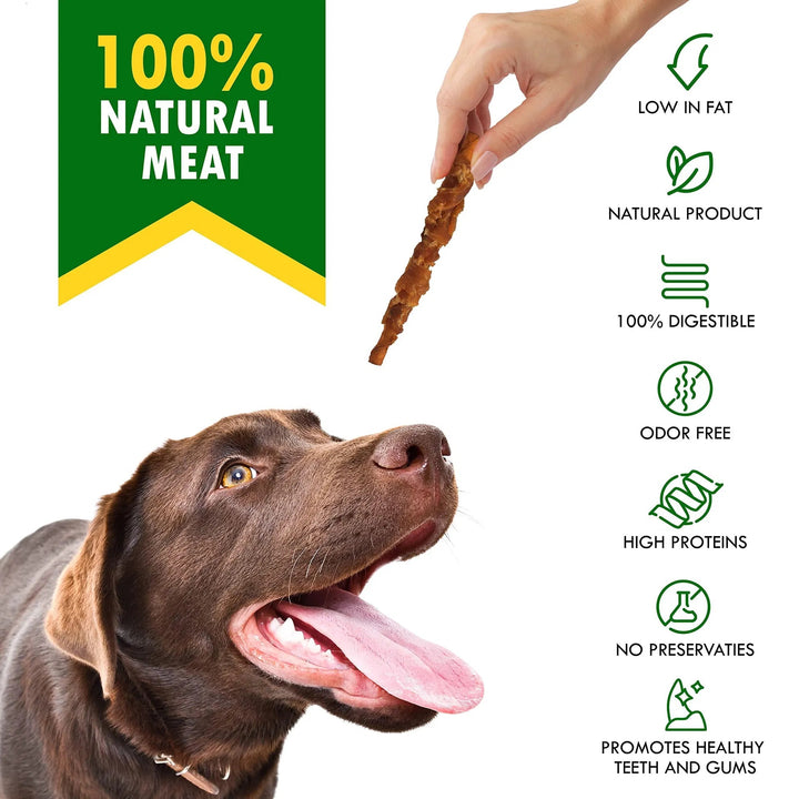 Dog Smoked Rawhide Sticks Wrapped Chicken Pet Natural Chew Treats Grain Free Organic Meat Healthy Human Grade Dried Snacks In Bulk - ZEYTONCART
