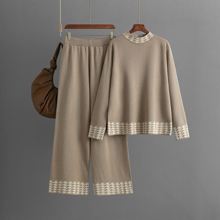 Women's Autumn And Winter Loose Pullover Two-piece Set - ZEYTONCART