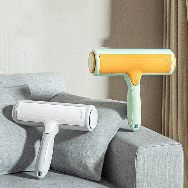 Two-way Roller Hair Removal Brush Sticky Scratch Automatic Cleaning Pet Hair Remover - ZEYTONCART