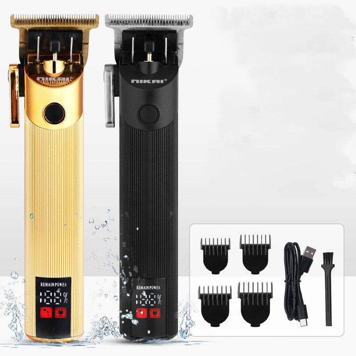 LCD Barber Razor Carving Electric Clipper - ZEYTONCART