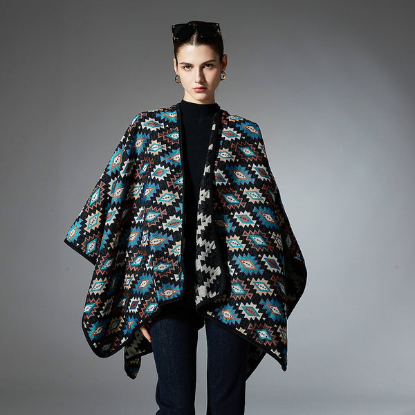 New European And American Spring, Autumn And Winter Ethnic Style Shawl - ZEYTONCART
