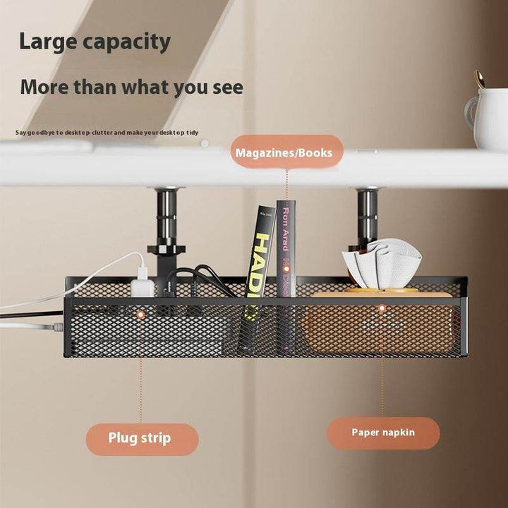 Punch-free Cord Manager Under The Table Cable Management Rack - ZEYTONCART
