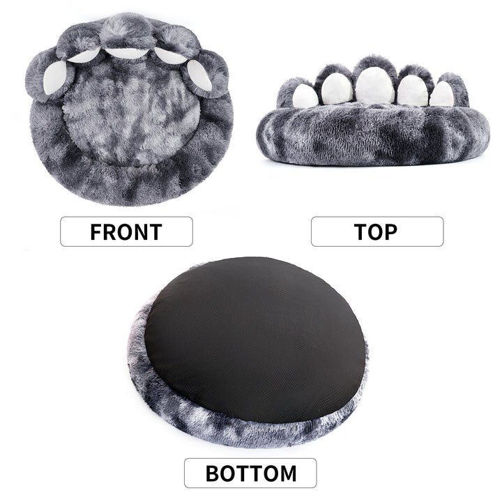 Cute Dog Bear Paw Shape Dog Bed, Dog Beds & Furniture For Small And Medium Dogs, Cozy Plush Cute Cat Beds For Indoor Cats - ZEYTONCART