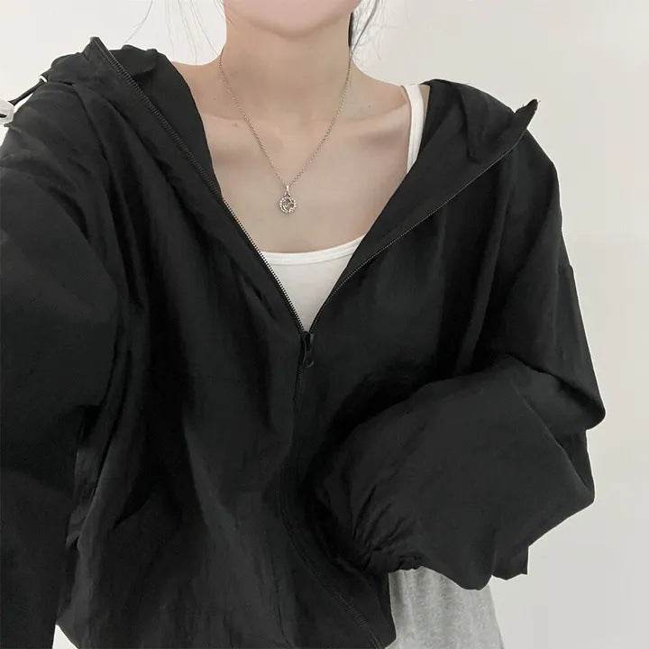 Sun Protection Clothing For Women Summer Spring Thin Breathable Jacket - ZEYTONCART