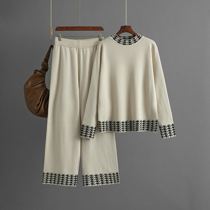 Women's Autumn And Winter Loose Pullover Two-piece Set - ZEYTONCART
