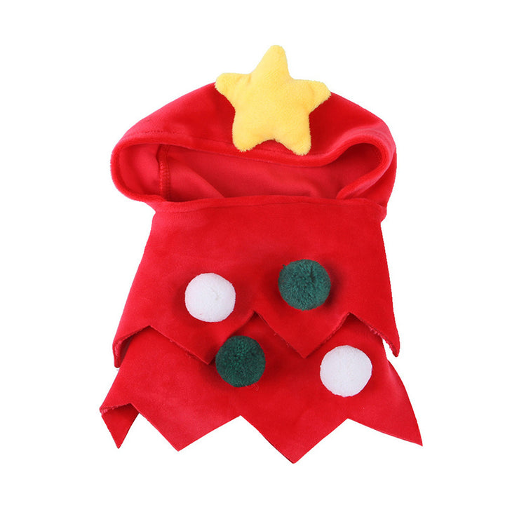 Cute Dog Cat Costume Christmas Cloak Halloween Disguise Cat - ZEYTONCART